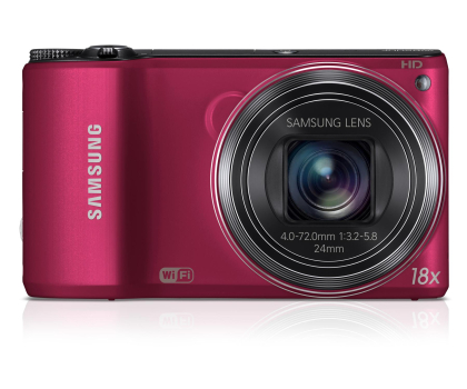 Aparat Samsung WB200F CZERWONY
